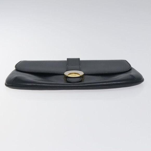 Gucci Interlocking G Navy Leather Clutch Bag (Pre-Owned) - Picture 16 of 16